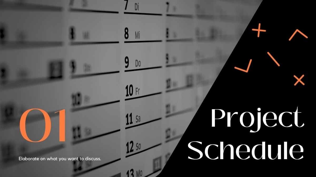 Agenda de Reunião Geométrica em Slides - deslizar 5