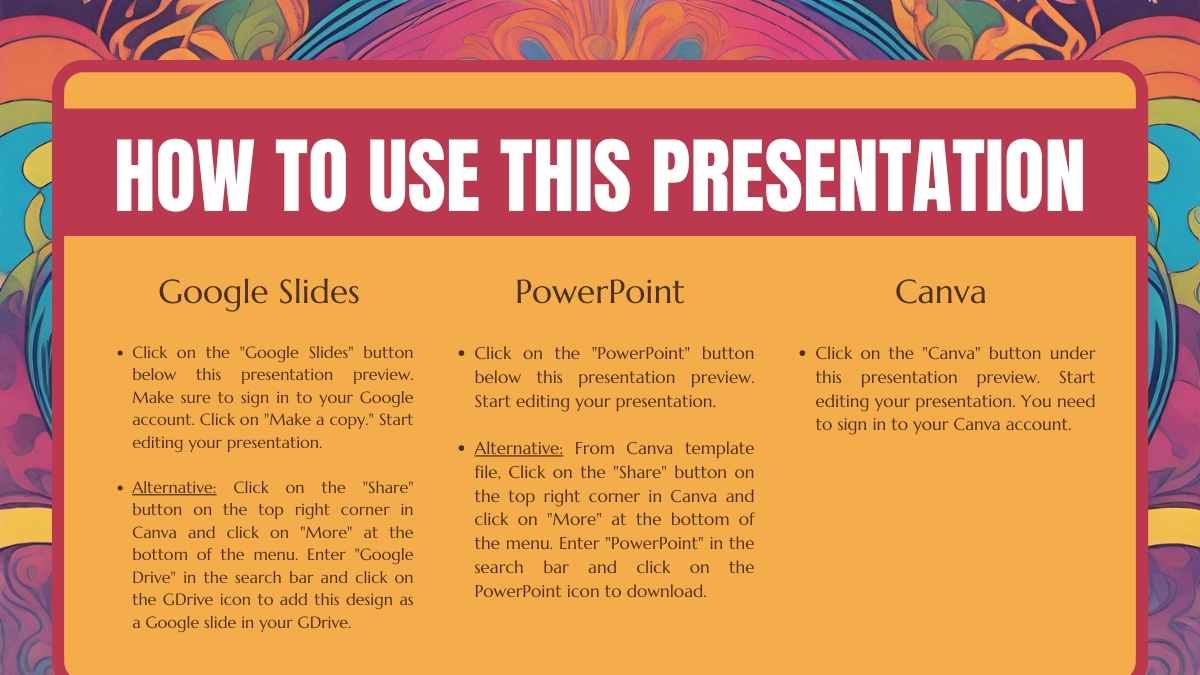 Fundos em estilo art nouveau em Slides - deslizar 2
