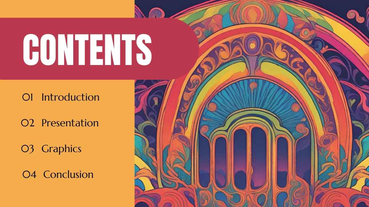 Fundos em estilo art nouveau em Slides - deslizar 3