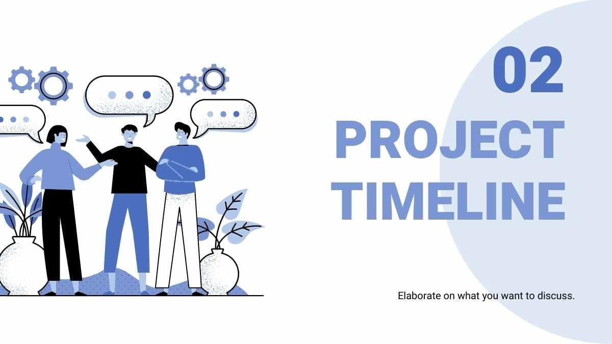 Agenda Ilustrada para Reunião de Equipe em Slides - deslizar 11