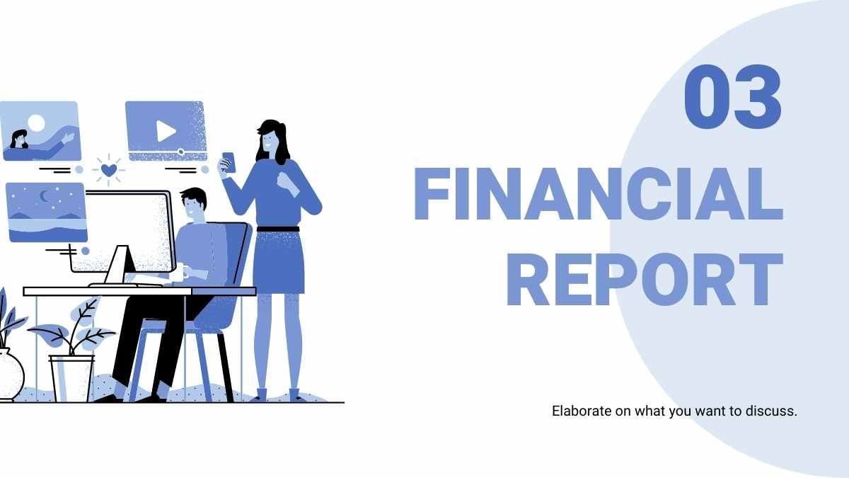 Agenda Ilustrada para Reunião de Equipe em Slides - deslizar 15