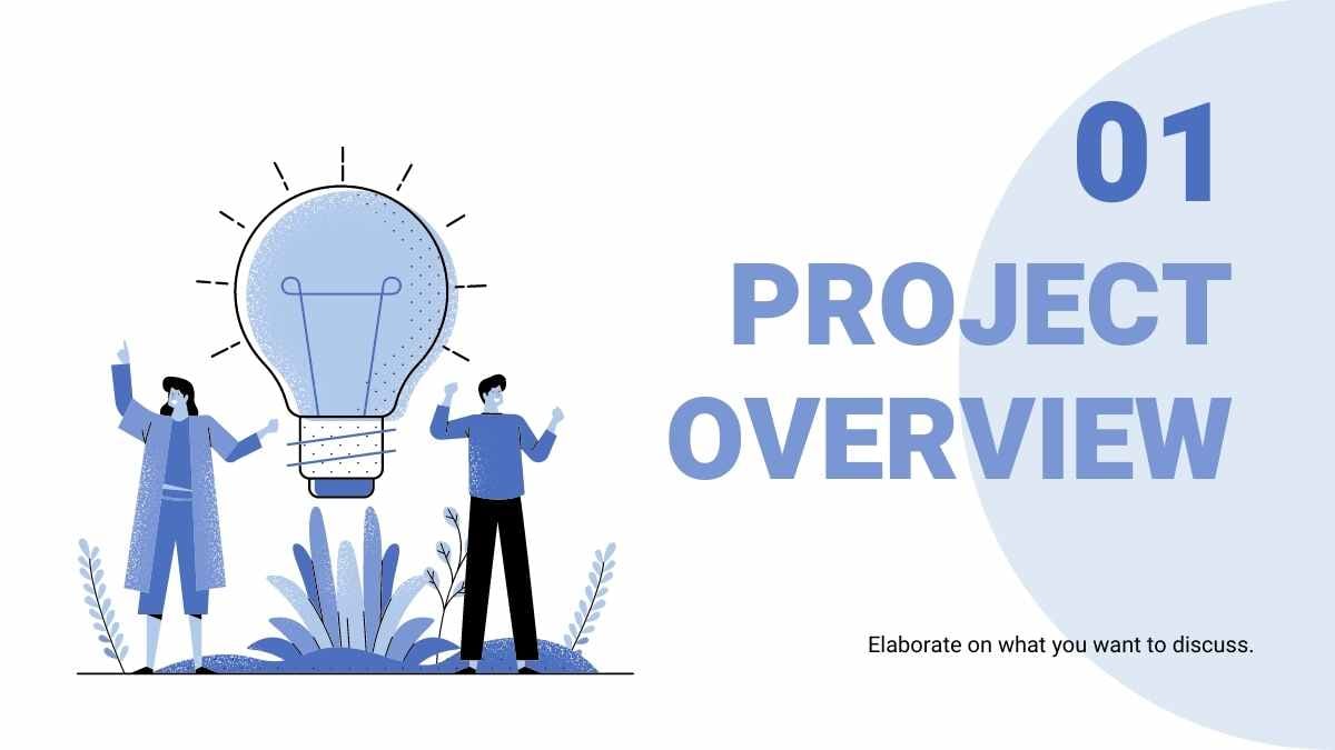 Agenda Ilustrada para Reunião de Equipe em Slides - deslizar 5