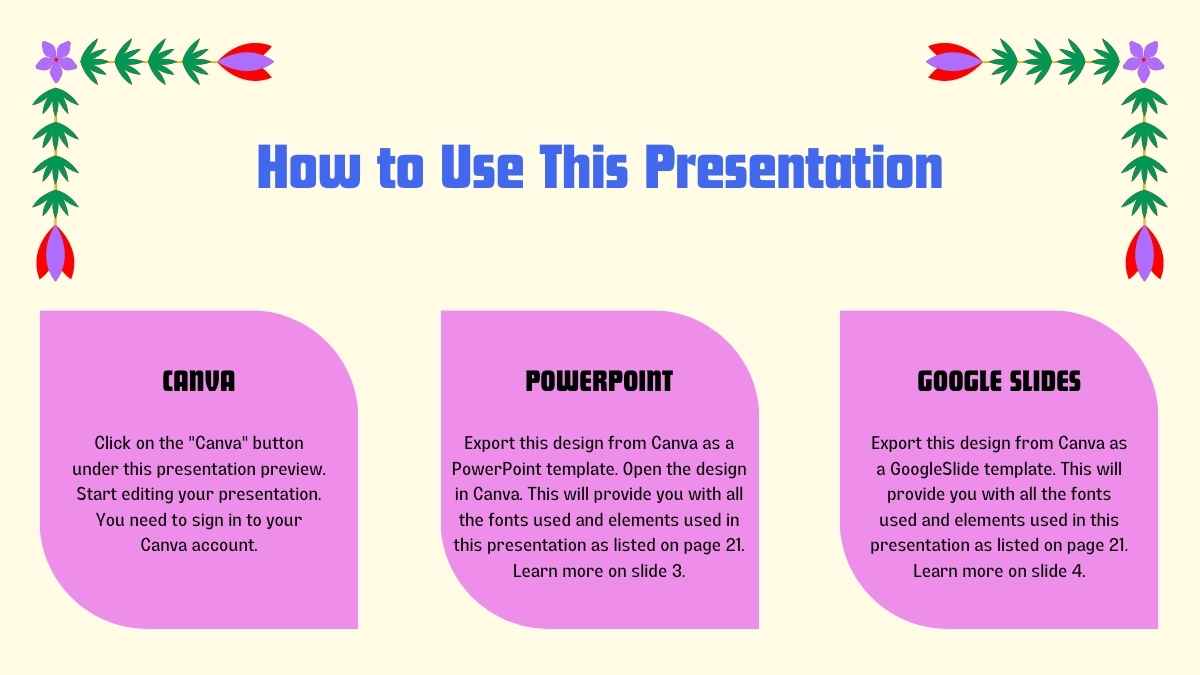 Slides de Marketing para Redes Sociais Florais - deslizar 2