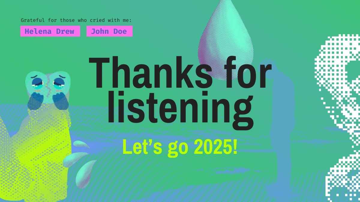 Slide Crying Wrapped 2025 yang Brutalis - slide 14