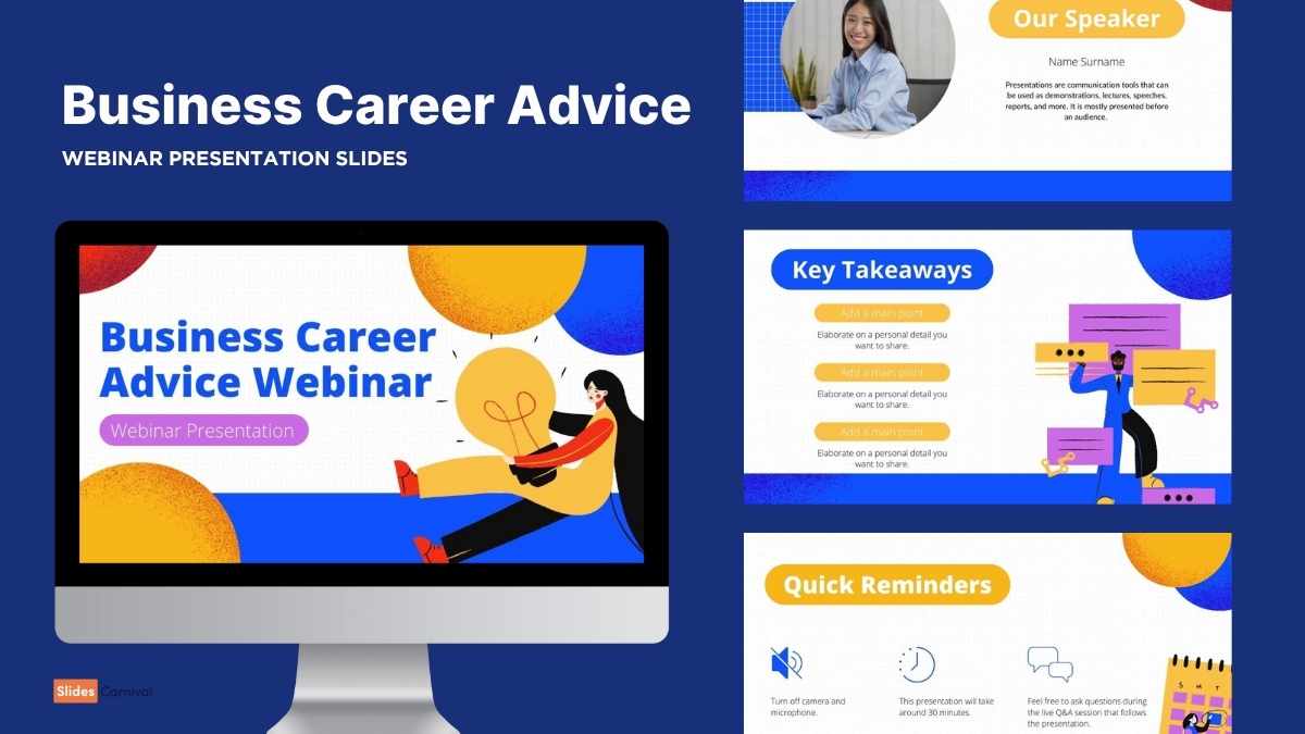 Geometric Business Career Advice Webinar Slides - slide 1
