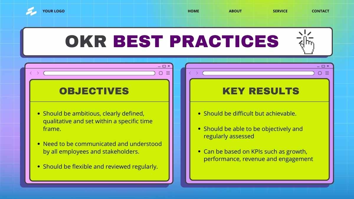 Framework Moderno de OKRs para Performance em Slides - deslizar 5
