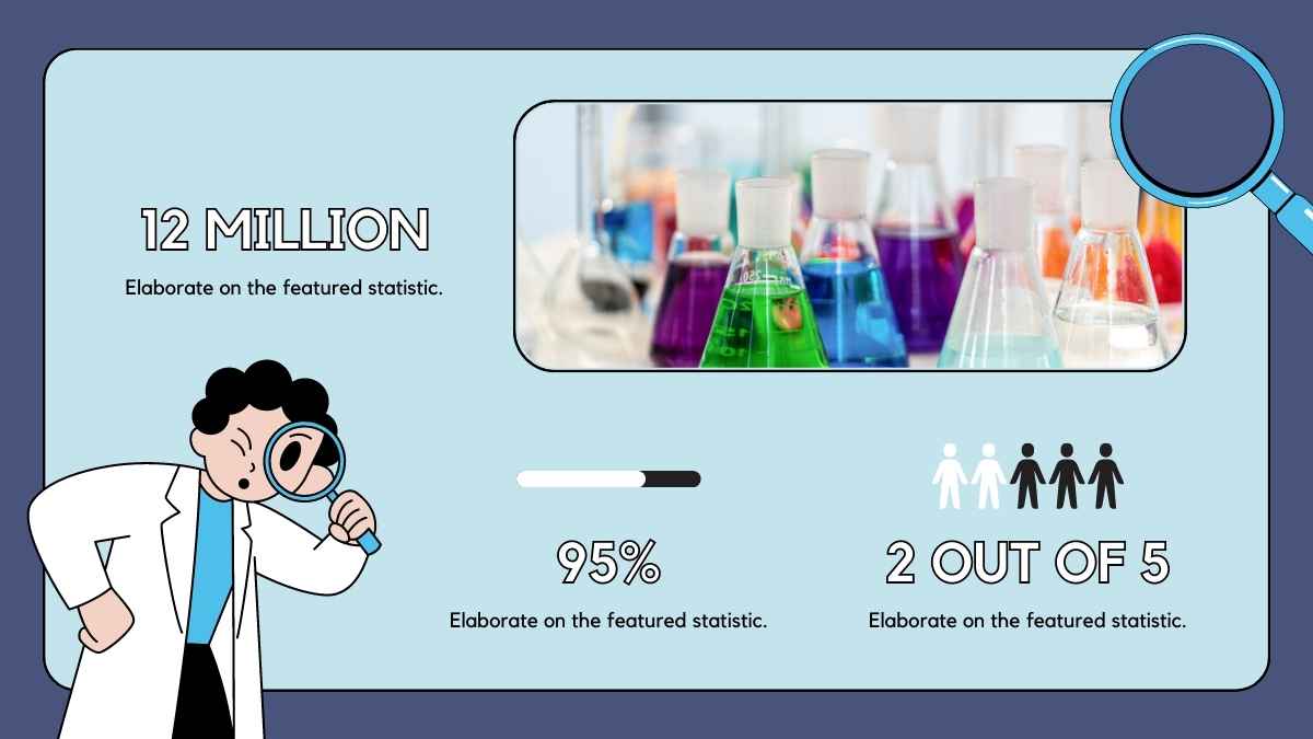 Dark Blue and Neon Illustrative Science Subject for Middle School Chemistry Education Slides - slide 13