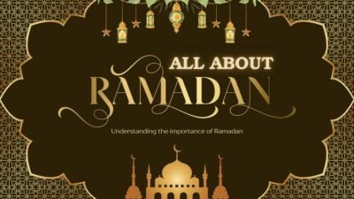 Pelajaran Serba-serbi Ramadan yang Elegan dalam Slide