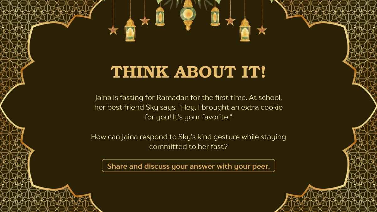 Pelajaran Serba-serbi Ramadan yang Elegan dalam Slide - slide 6
