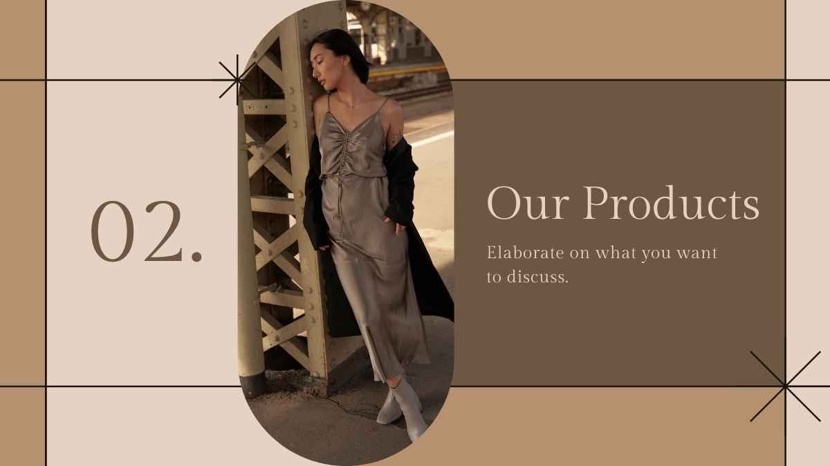Slides de Negócios para Revista de Moda - deslizar 10