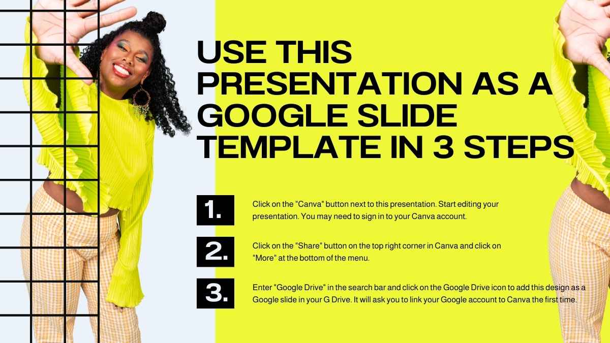 Yellow Maximalist Fashion Shop Pitch Deck - slide 4