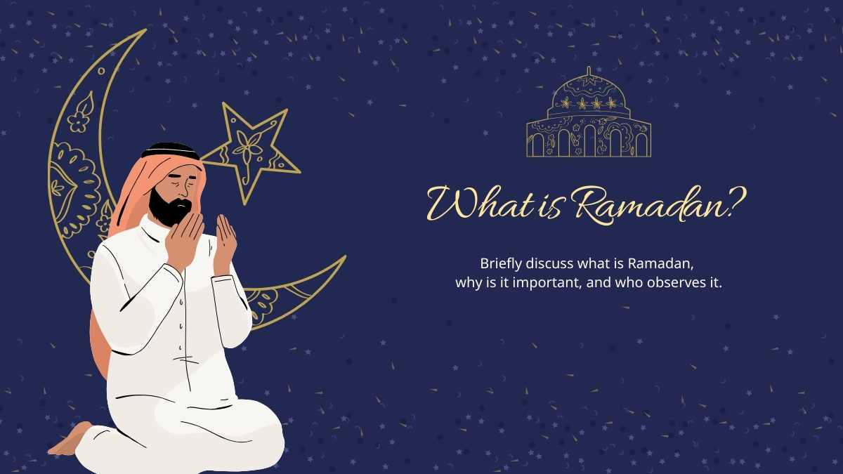 Puasa Ramadan yang Ilustratif dalam Slide - slide 4