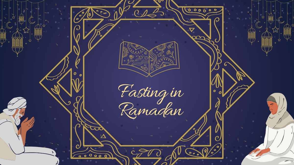 Puasa Ramadan yang Ilustratif dalam Slide - slide 5