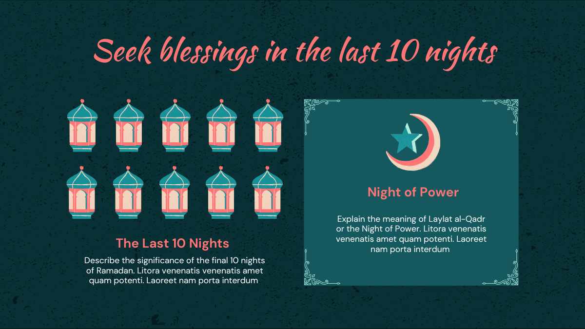 Aktivitas Selama Bulan Ramadan yang Ilustratif dalam Slide - slide 10