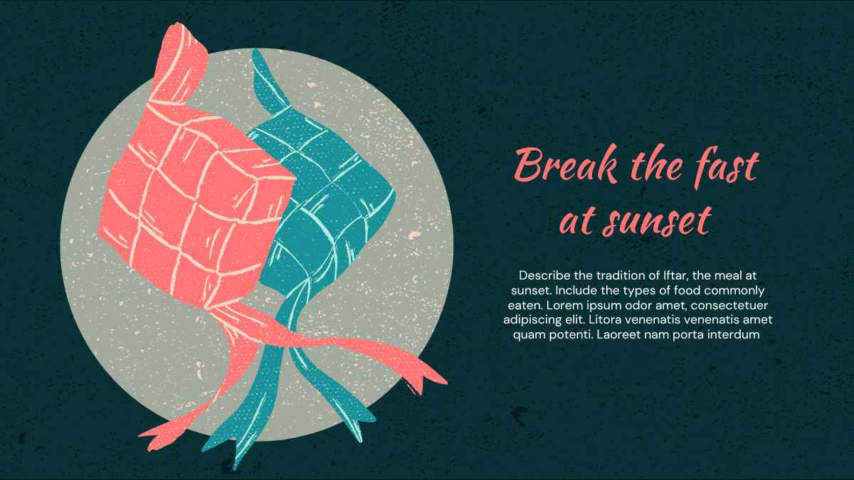Aktivitas Selama Bulan Ramadan yang Ilustratif dalam Slide - slide 8