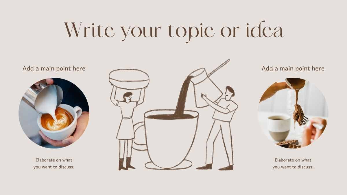 Catálogo de Café Ilustrado Minimalista em Slides - deslizar 10