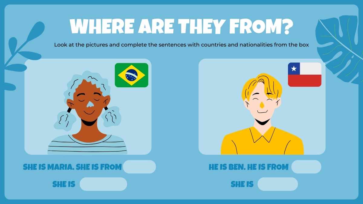 Flashcards Ilustrados de Países: Jogo da Memória em Slides - deslizar 9