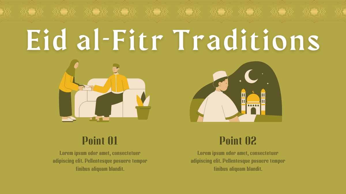 Latar Idul Fitri Ilustratif dalam Slide - slide 10