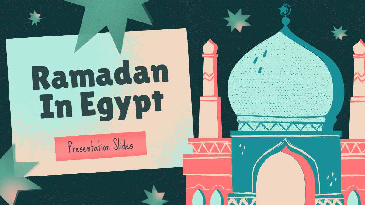 Ramadan di Mesir dalam Slide Ilustratif yang Imut - slide 1
