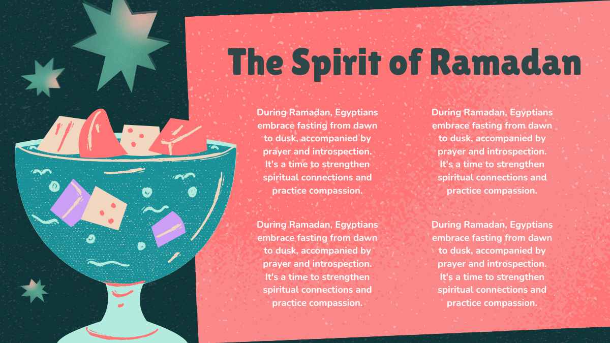 Ramadan di Mesir dalam Slide Ilustratif yang Imut - slide 4