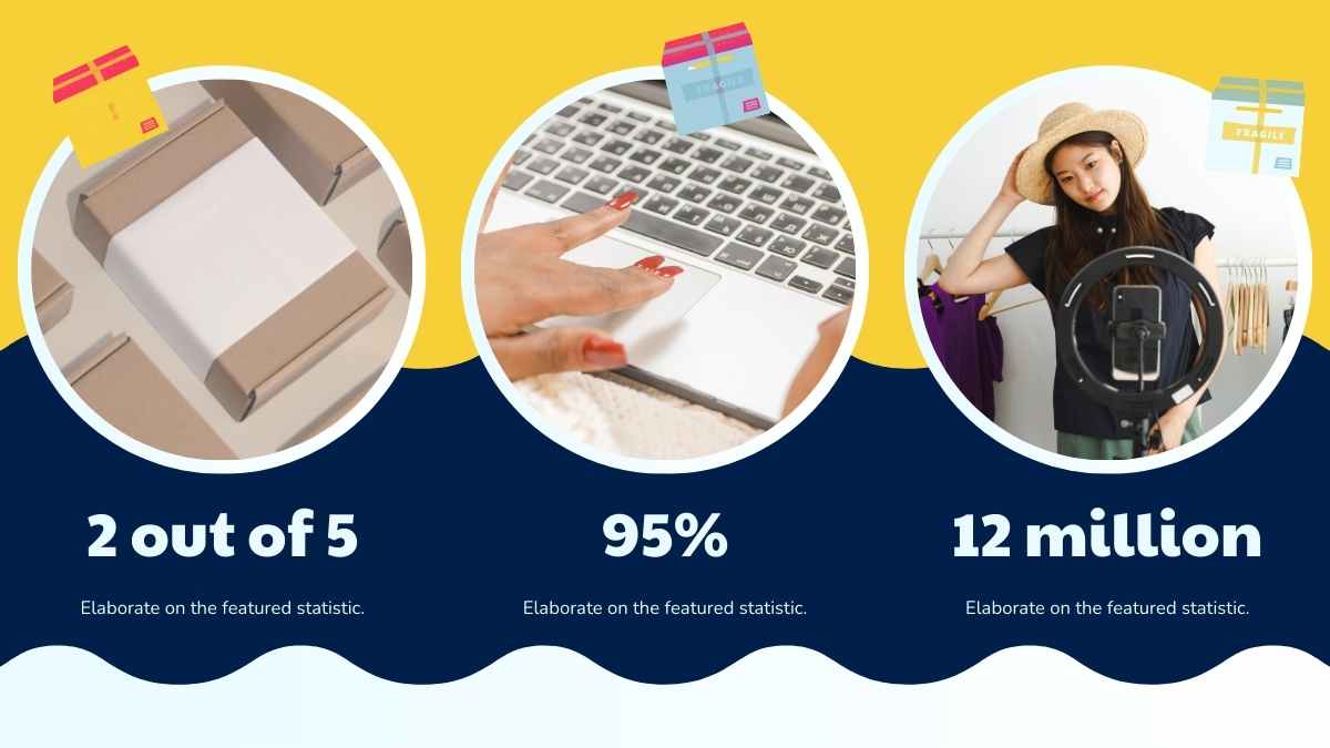 Tema Ilustrado de Carrinho de Compras em Slides - deslizar 14