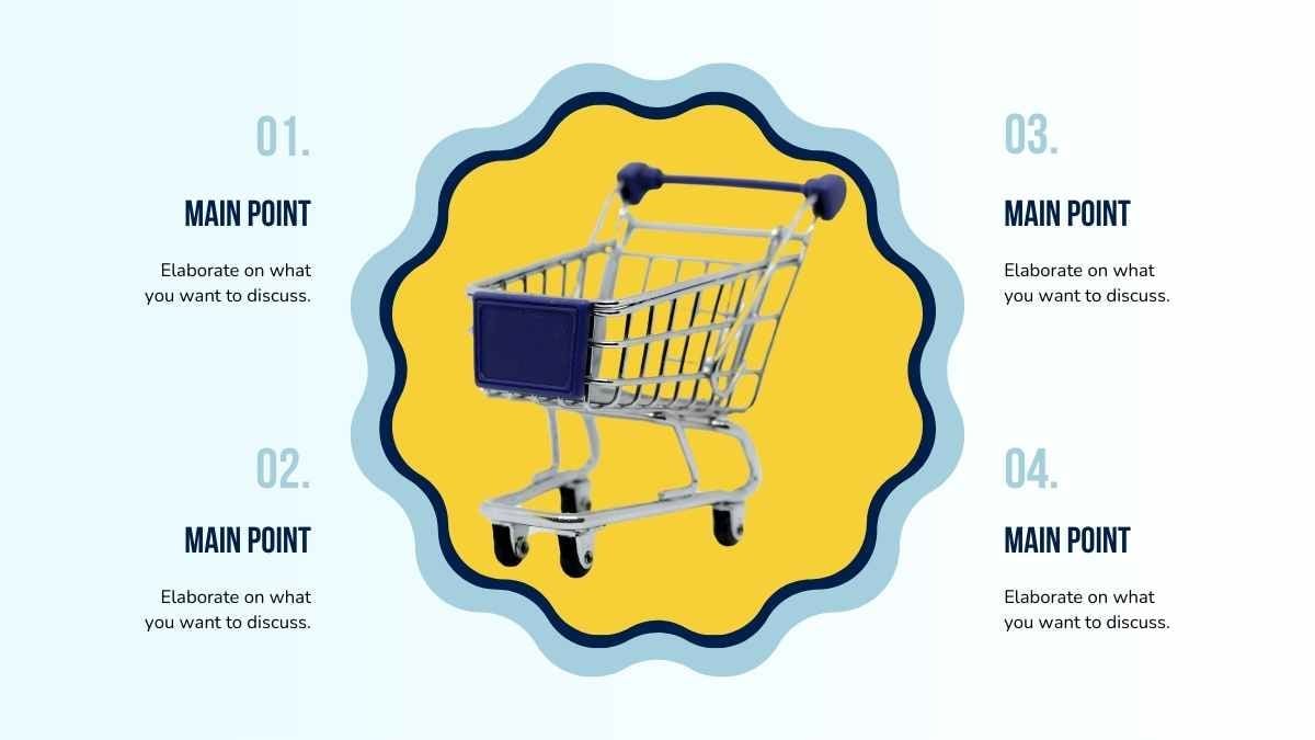 Tema Ilustrado de Carrinho de Compras em Slides - deslizar 9