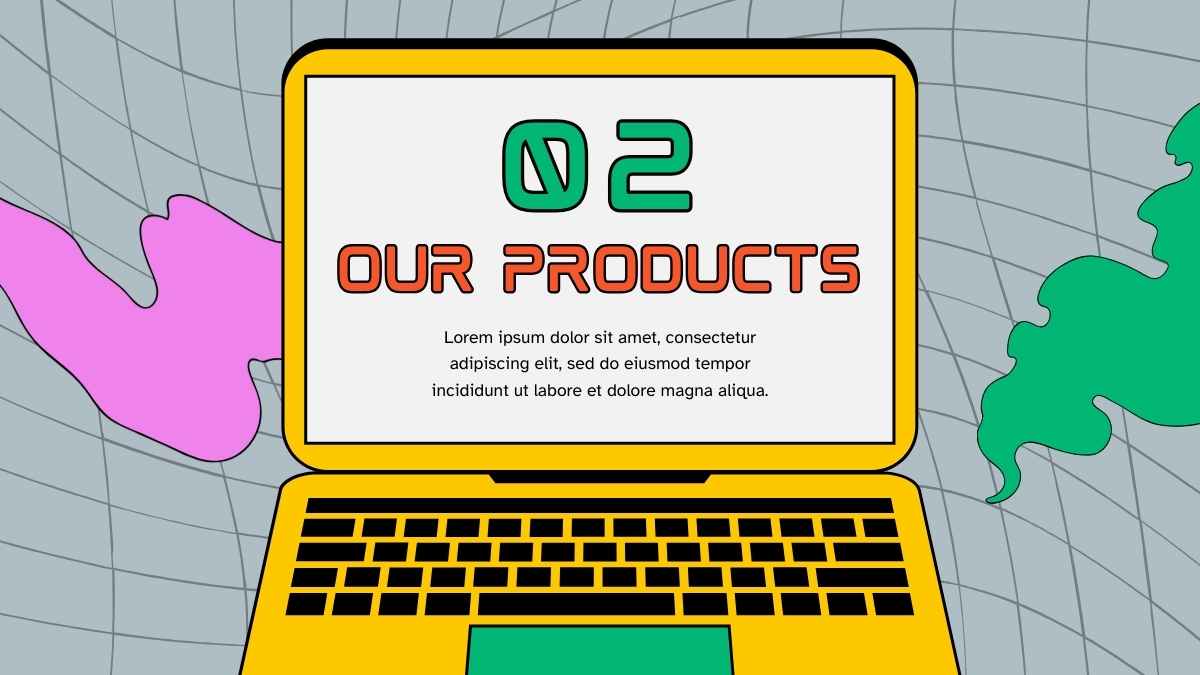 Illustrated Technology Products Catalog Slides - slide 10
