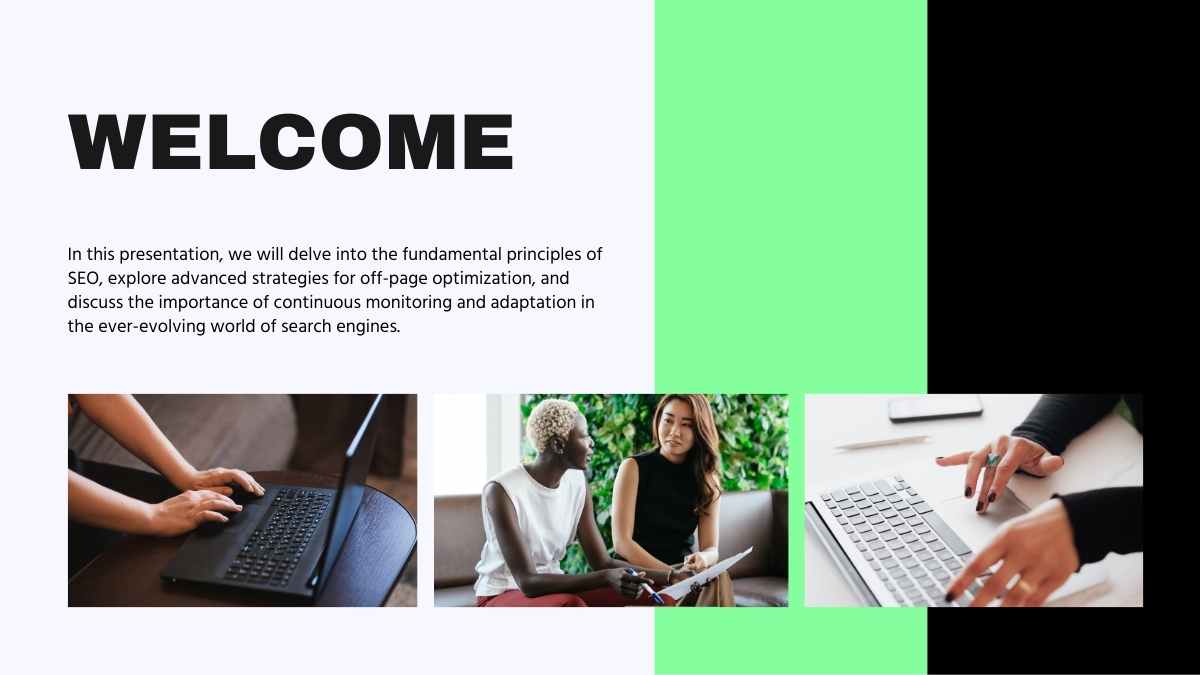Minimal Geometric SEO Strategy Slides - slide 5