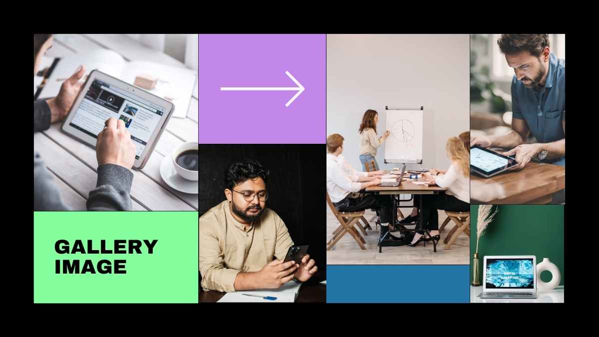 Minimal Geometric SEO Strategy Slides - slide 10