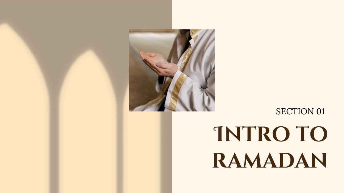 Latar Ramadan Kareem Minimalis dalam Slide - slide 3