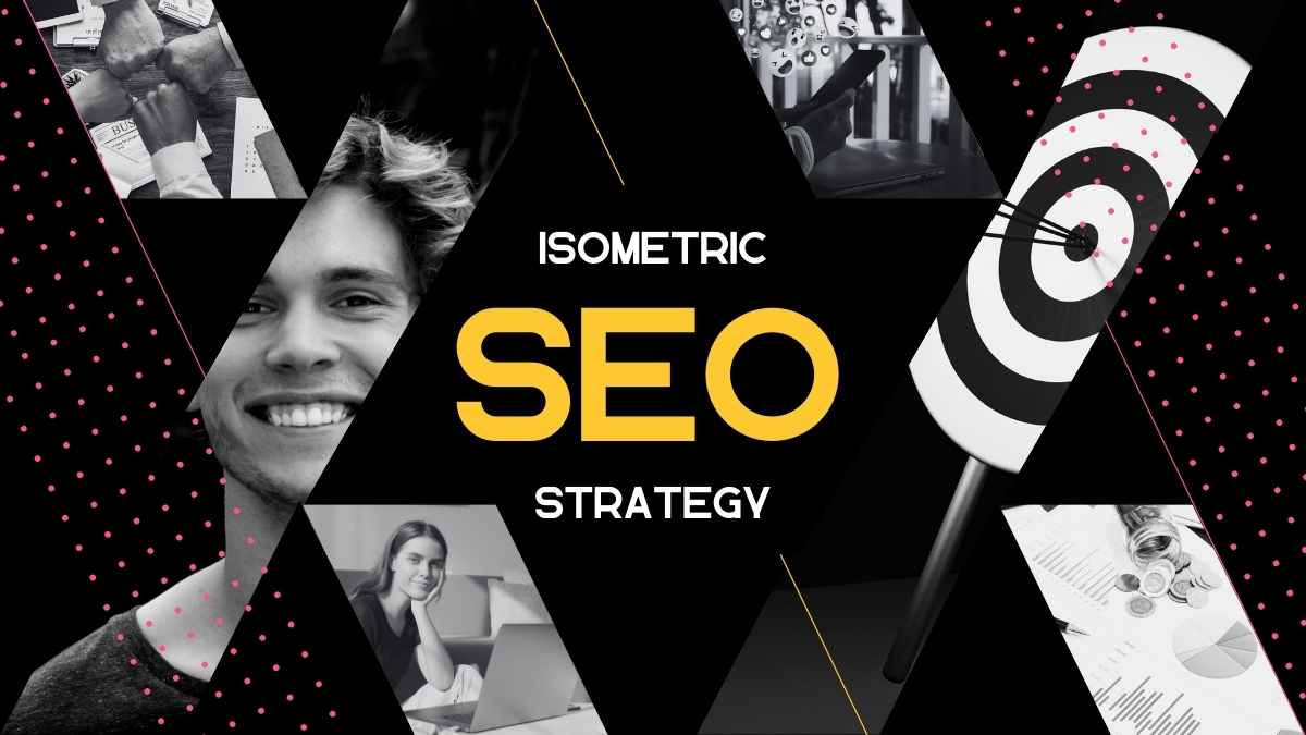 Modern Isometric SEO Strategy Slides - slide 2