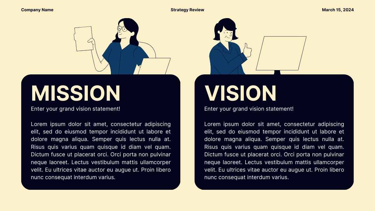Yellow Monthly Strategy Review Slides - slide 7