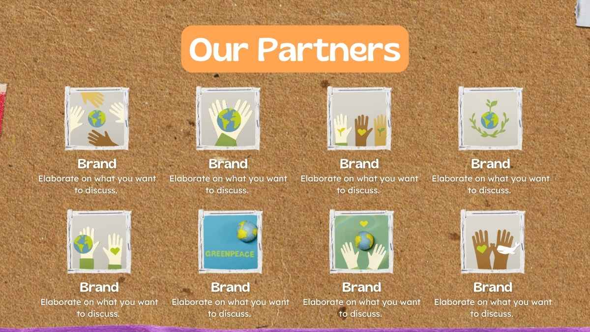 Kolase Bumi Berkelanjutan Oranye dalam Slide - slide 10