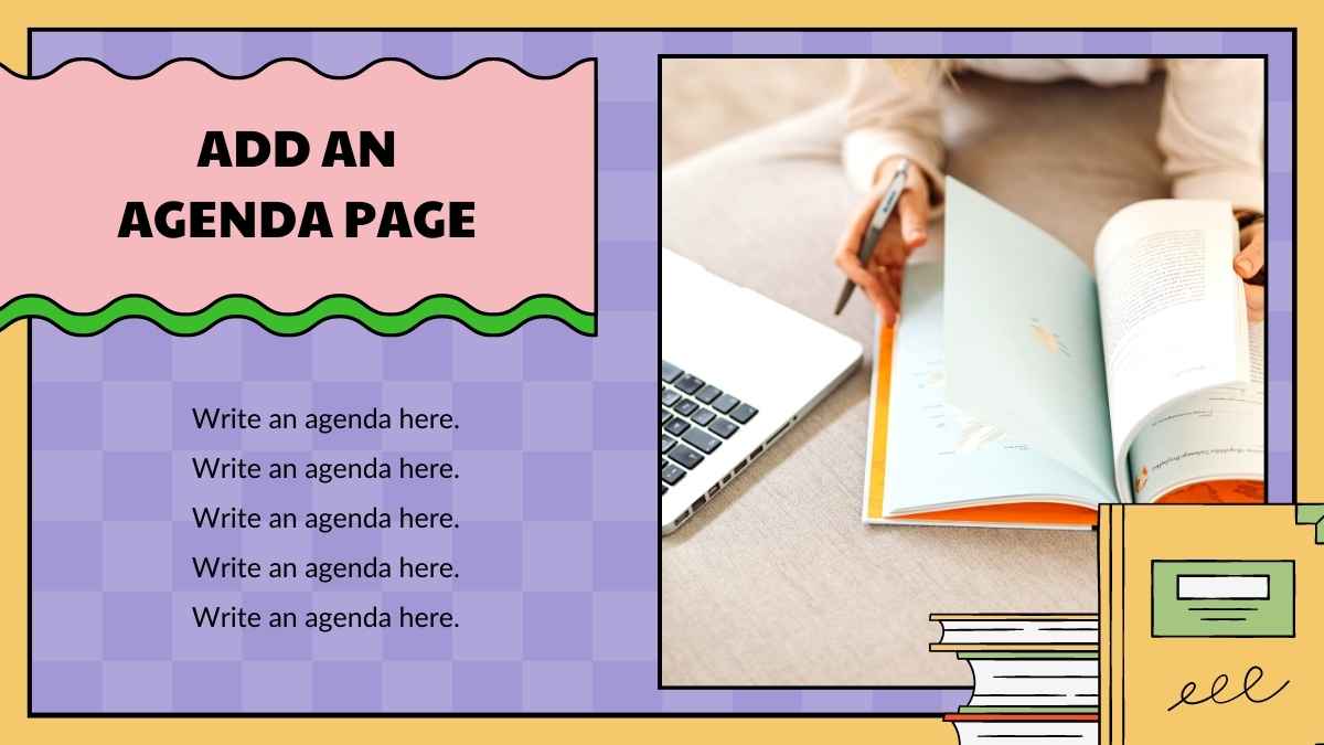 Laporan Buku Warna-Warni Gaya Scrapbook Kotak Pastel dalam Slide - slide 3
