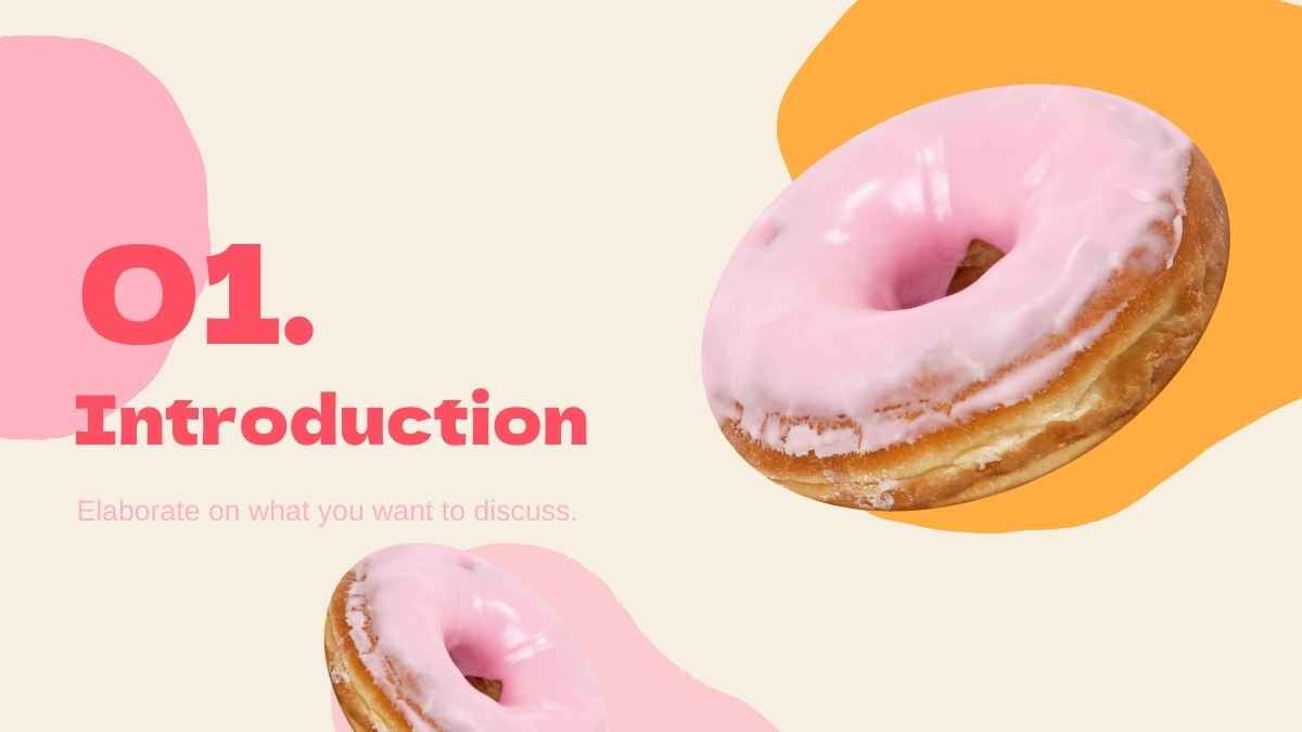 かわいいピンクのベーカリーブランドマーケティングプランスライド - slide 4