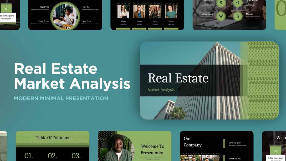 Analisis Pasar Properti Animasi Modern dalam Slide - slide 1