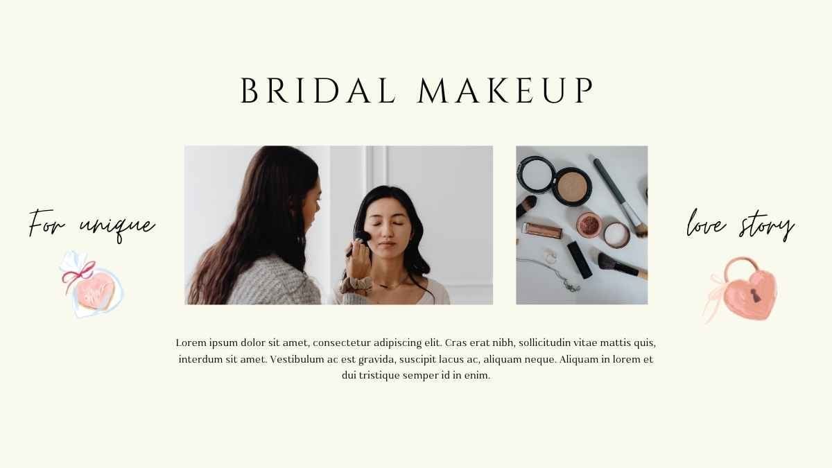 Portofolio Makeup Pengantin Sederhana dalam Slide - slide 7