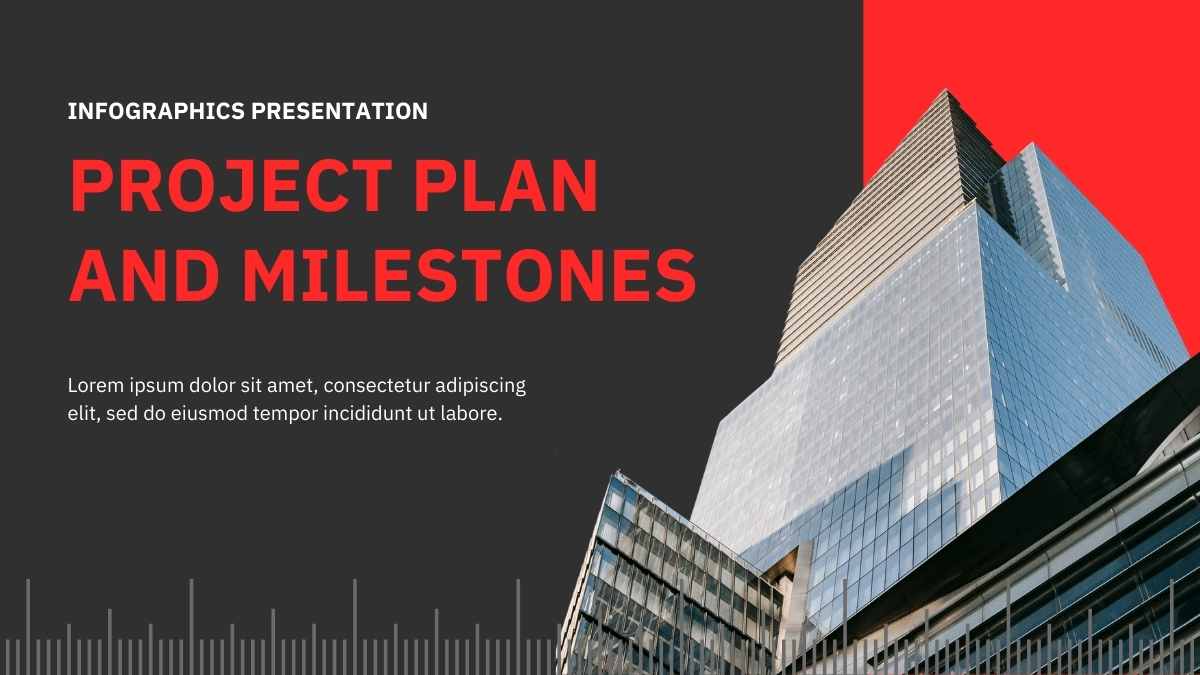 Rencana Proyek Sederhana dan Milestone dalam Infografis - slide 1